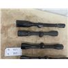 Image 2 : 6 Used Scopes- 1) Bushnell Scope Chief 10x43 1) SImons 8x 36, 1) redfield 4X, 1) Weaver K6, 1) Tasco