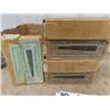 Image 2 : Vintage Ross .280 Ammo Boxes w Brass- Approx 60 Rounds