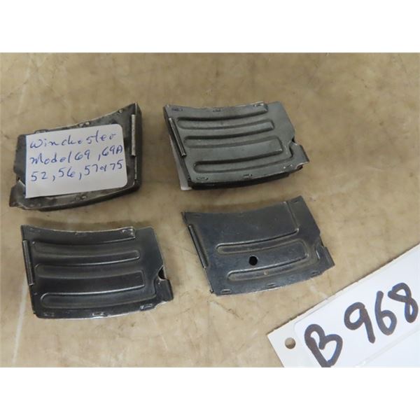 4 Magazines -22 Cal, Winchester Mdl 69, 69A, 52, 56, 57 & 75