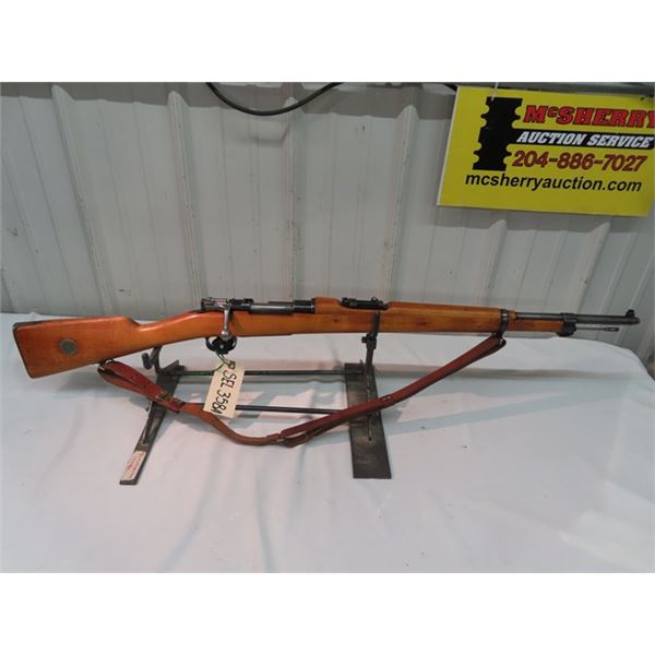 Husqvarna 1896 BA 6.5x 55 BL=24.5  Full Military Wood & Sling, End of Barrel Threaded for Attachemnt