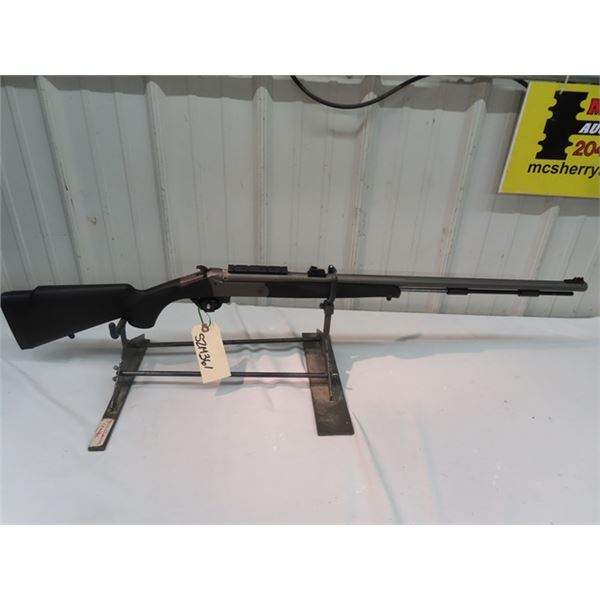 Traditions Pursuit ML 50 Cal BL=28  Muzzle Loader Scope Rail, Fluted Barrel, Very Good Condition, Sy