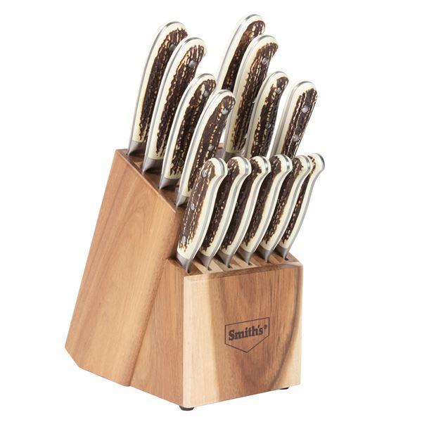 Cabin & Lodge 14 piece Kitchen Cutlery Set with Hardwood Block