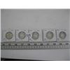 Image 1 : 5 CANADIAN 50 CENT COINS, '57, '63, '64, '65 & '66