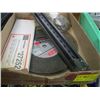 Image 1 : MISC. 10" CUTTING WHEELS, CRAFSTMAN DADO MOLDING INSERT, ETC.