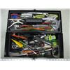 Image 2 : BLACK METAL CHECKERPLATE TOOLBOX & CONTENTS