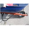 Image 2 : BLUE WHEELBARROW & SMALL FUEL CAN