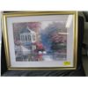 Image 1 : FRAMED PRINT THE SWANS & THE GAZEBO