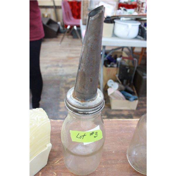 Imperial Quart Oil Bottle with Spout