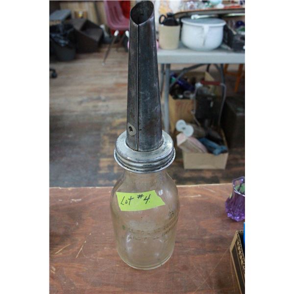 Imperial Quart Oil Bottle with Spout