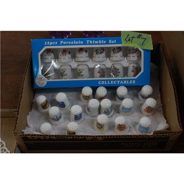 Collection of Porcelain Thimbles (29)