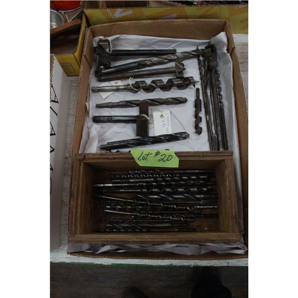 Box of assorted wood bits