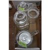 Image 1 : 2 - Pyrex Coffee Perks, 2 Glass Containers