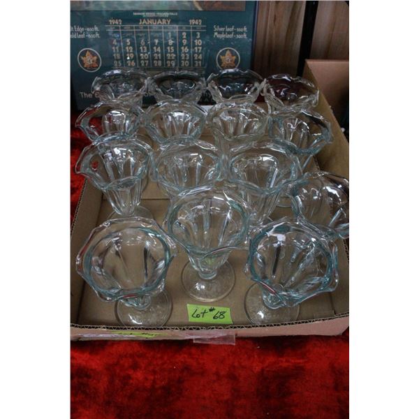 Collection of Sundae Dishes (15)