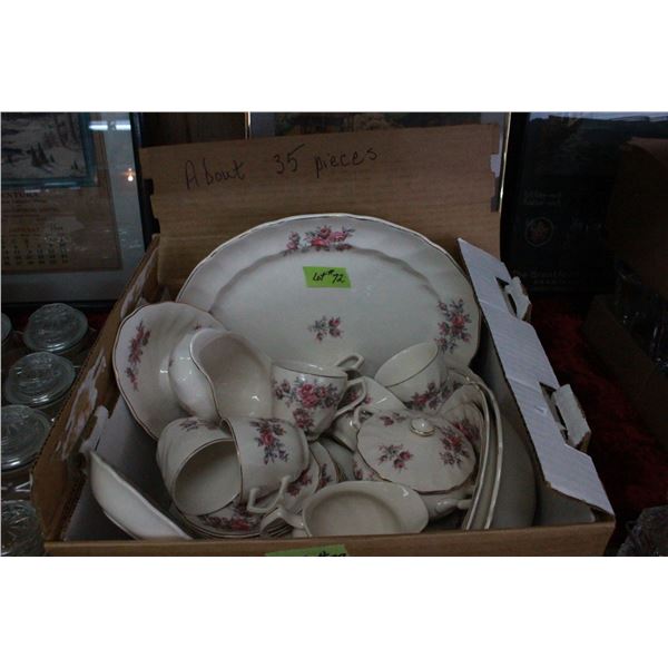 35 Pc. Set of Dishes - made in England