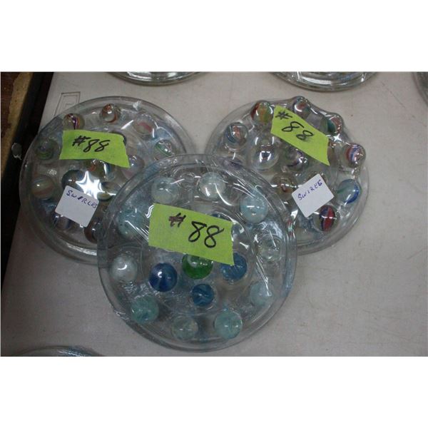 About 45 "Swirl" Marbles