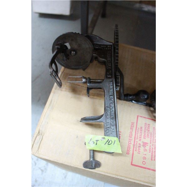 Apple Peeler - 1895 - "Coobell Co."