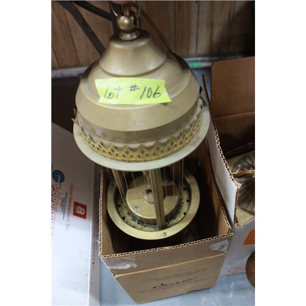 2 Hanging Lamps ( One is Oil)