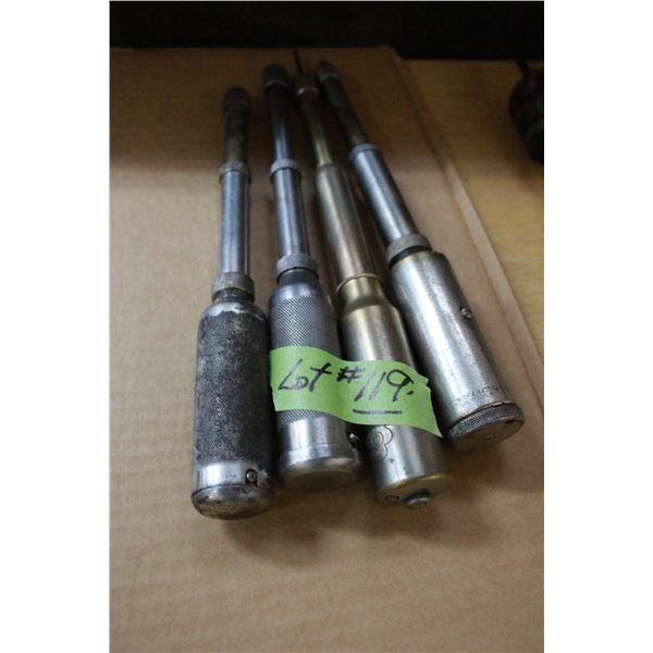 4 Metal  Yankee Screwdrivers