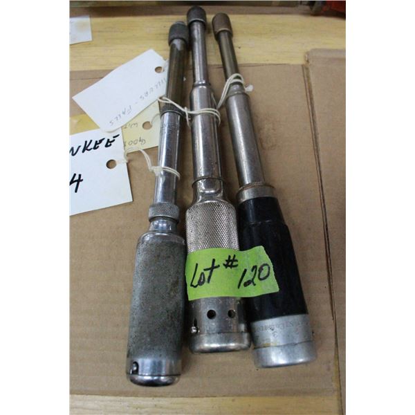 3 Metal Yankee Screwdrivers