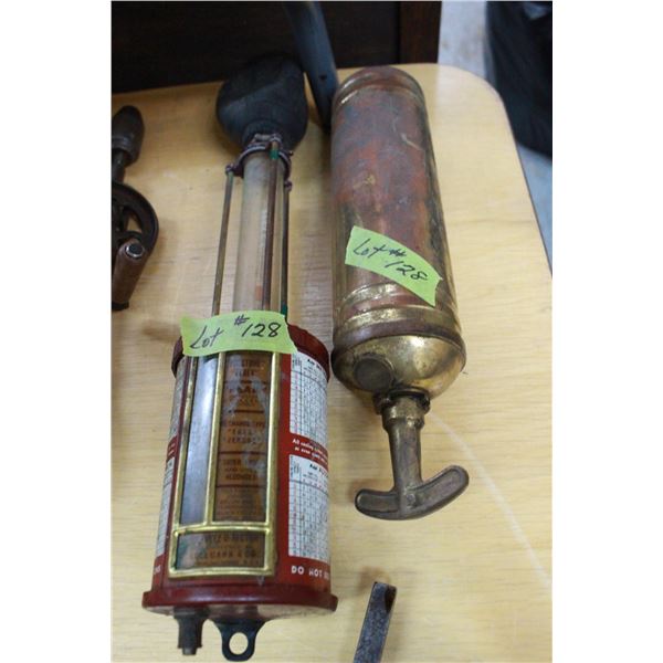 Calcium Chloride Tester & Brass Fire Extinguisher