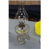 Image 1 : Clear Glass "Peanut" Lamp (large model)