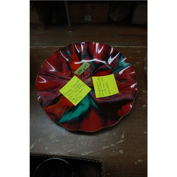 Canada Art Glass - 12 1/2" Tray "Sectusee Glassware