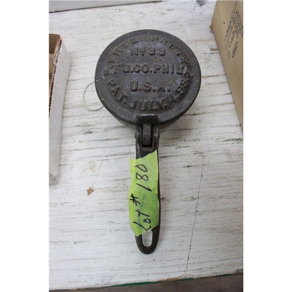 Cast Iron Ice Shaver "Enterprise" #33