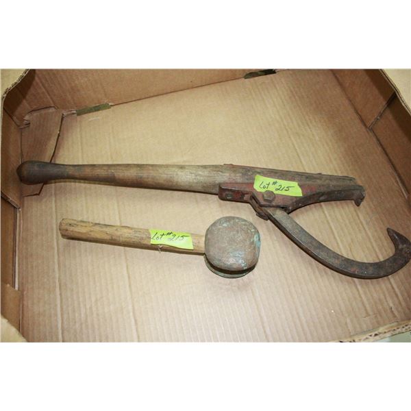 Small Cant Hook & Mallet