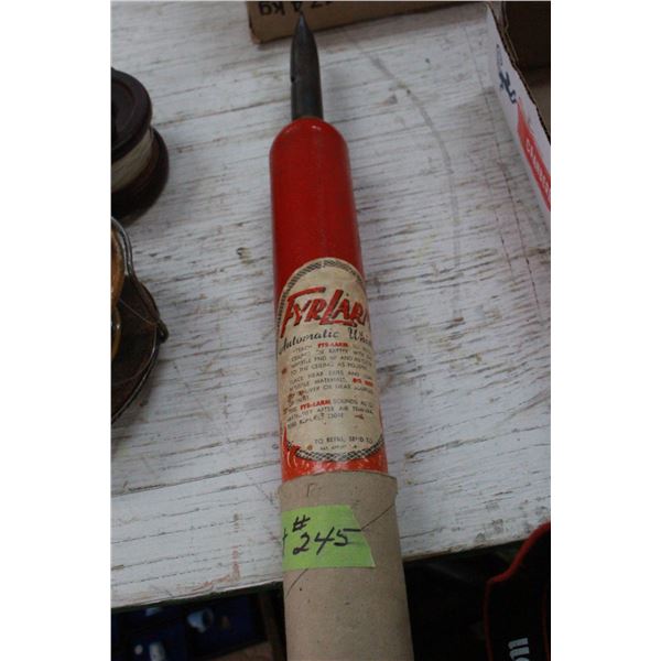 "Fyrlarm" Whistle in Packing Tube