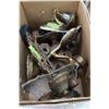 Image 1 : Box of assorted Metal Light Fixtures