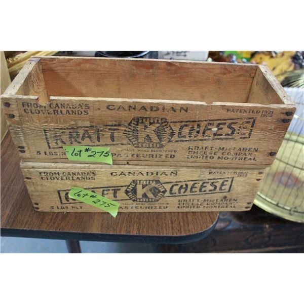 Kraft Wooden Cheese Boxes (2)