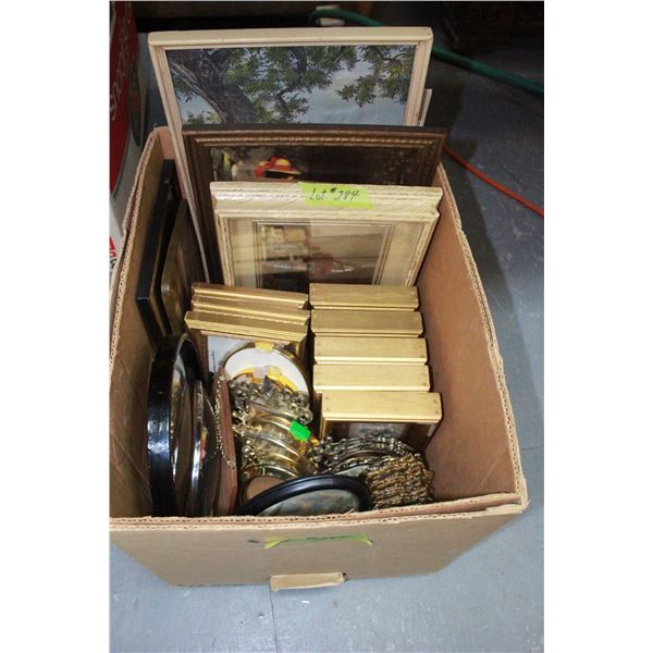 Box with Pictures and Frames