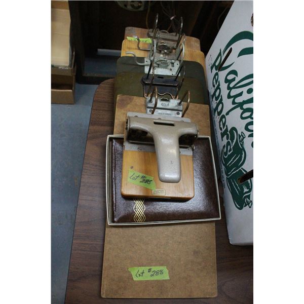 Store Clipboards (5) ; Punch, etc.