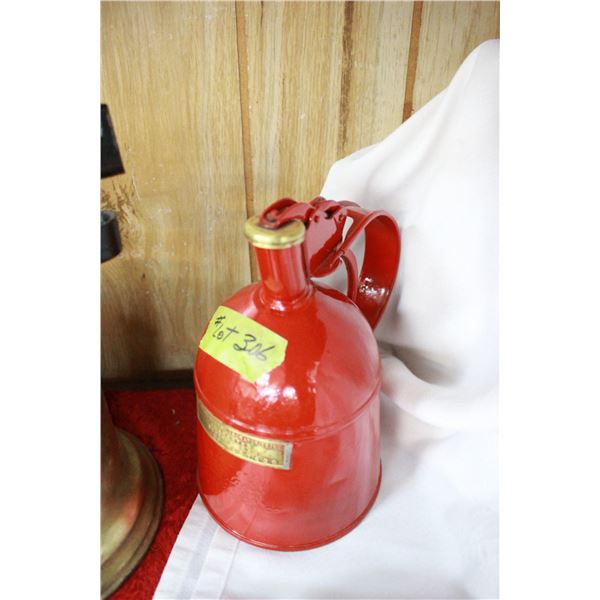 "Justrite" Safety Tin