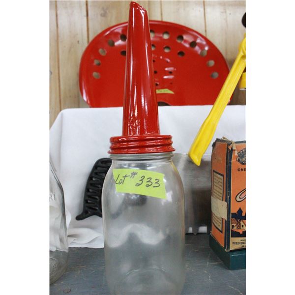 Bottle with Oil Spout