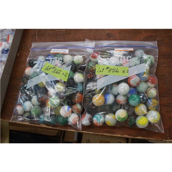 Shooter Marbles - 2 bags of 100