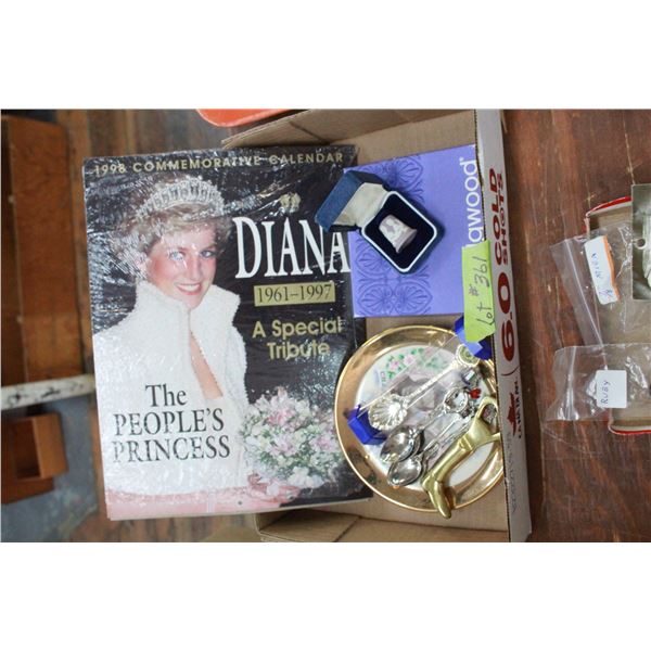 Collection of "Lady Diana" items