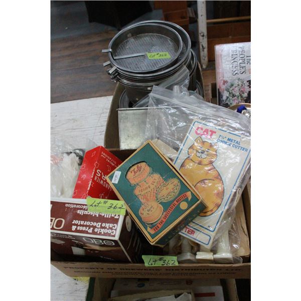 Cake Decorating & Cake Baking Supplies (2 boxes)