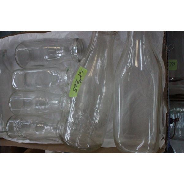 2 - 1qt. Milk Bottles (One NADP); 2 half pints (ECD)