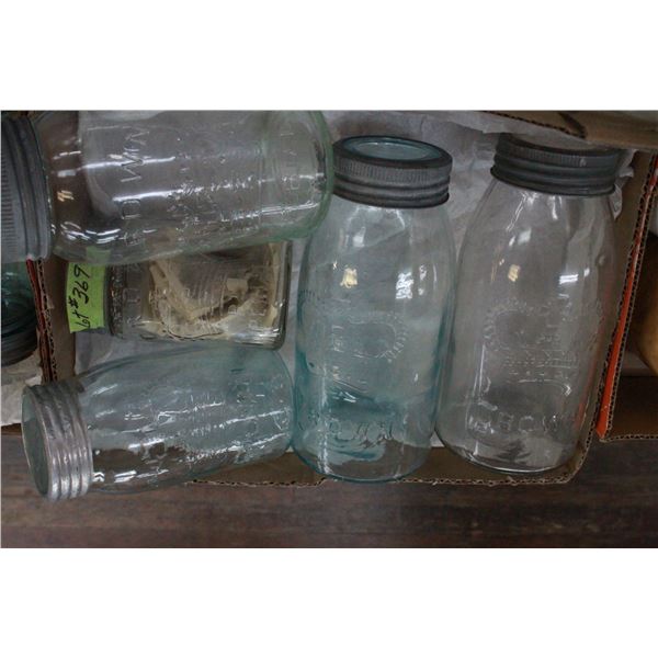 5 - Crown Sealers - 2-2qt. (1 Blue), 2-1qt. (1 Blue) & 1 pint