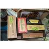 Image 1 : 4 Cigar Boxes; Biscuit Tin & Coca Cola Tray