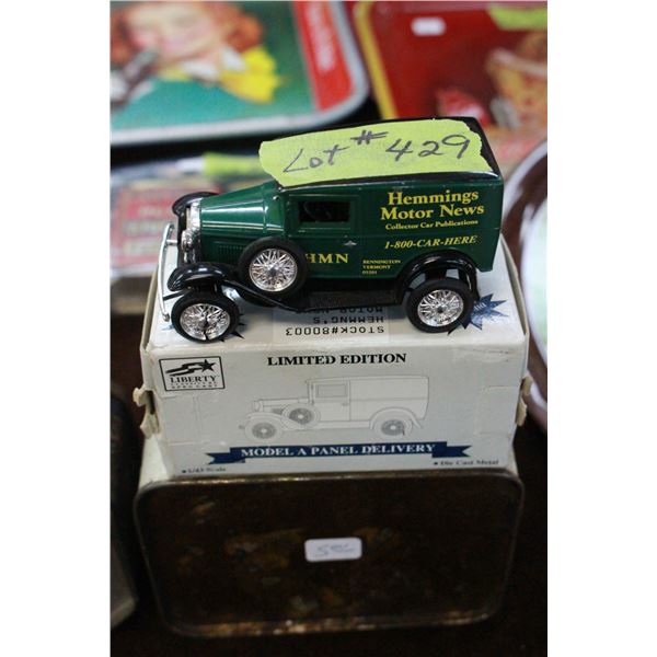 Limited Edition of "Model - Panel Delivery Vehicle"