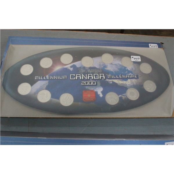 Canada 25 cent coins (13) 2000, Millennium