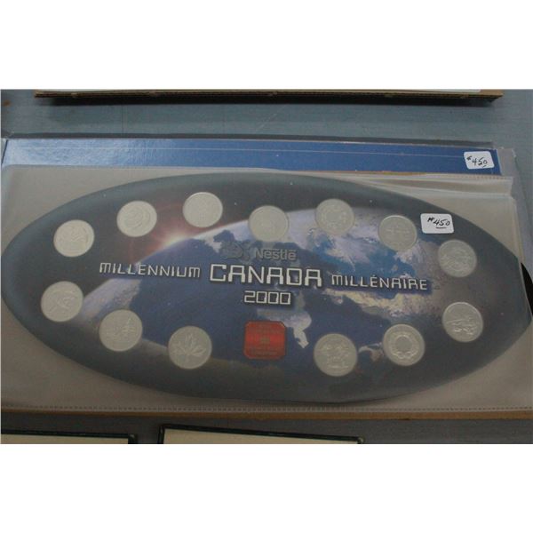 Canada 25 cent coins (13) 2000, Millennium