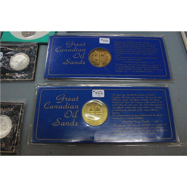 Great Canadian Oil Sands Medallions, 1975 (2)