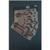 Image 1 : Canada Two Dollar Bills (6) 1986; UNC