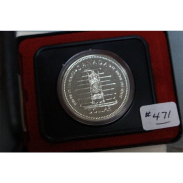 Canada One Dollar Coin 1977; Silver