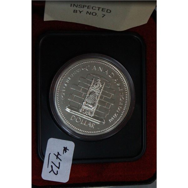 Canada One Dollar Coin 1977; Silver