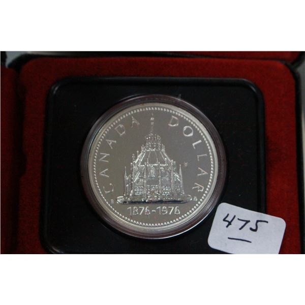 Canada One Dollar Coin 1976; Silver