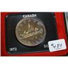 Image 1 : Canada One Dollar Coin 1972; Silver